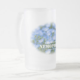 NEMOPHILA(Baby Blue Eyes) Mattglas Bierglas