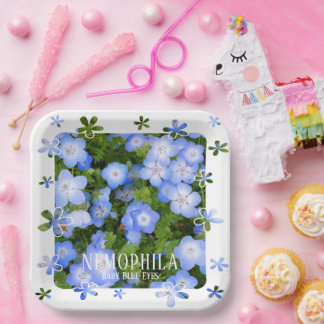NEMOPHILA(Baby Blue Eyes) Pappteller