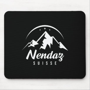 Nendaz Schweiz Skigebiet Skifahren Snowboarden Mousepad