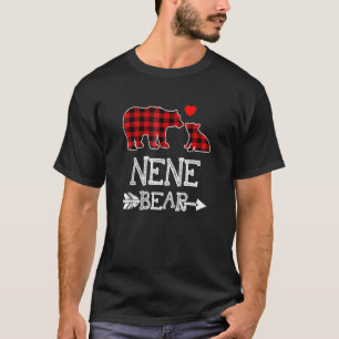 Nene Bear Red Buffalo Kariert Oma Bear Pajama T-Shirt