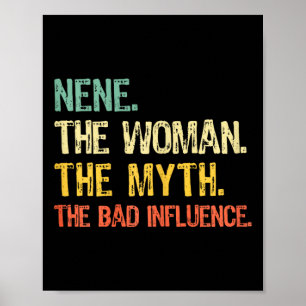 Nene, die Frau der Mythos, die D Einfluss lustigen Poster