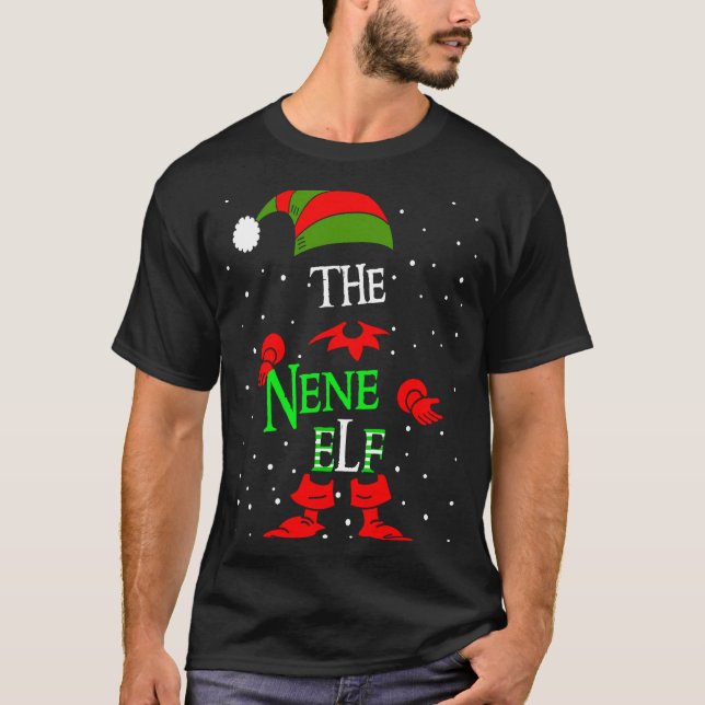 Nene Elf Group Matching Family Christmas T-Shirt (Vorderseite)