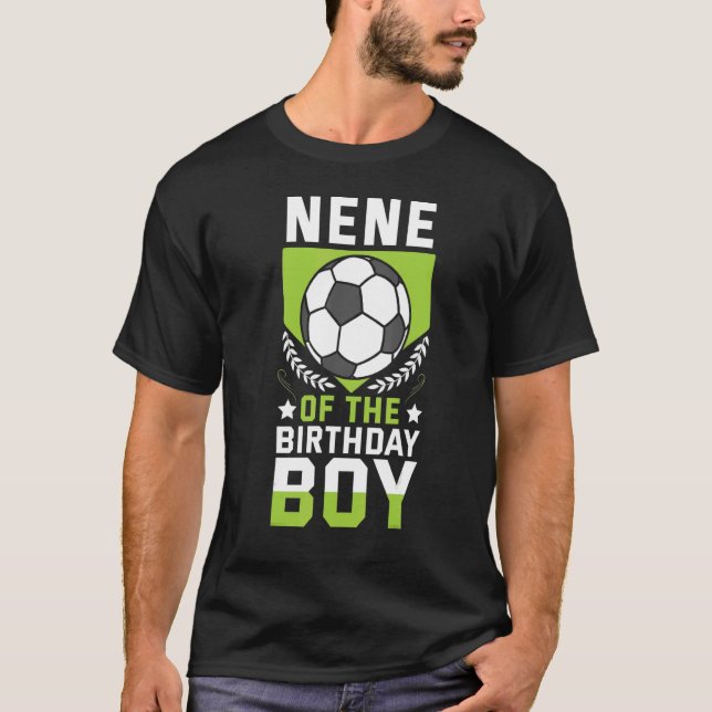 Nene of the Birthday Boy Soccer Player Team P T-Shirt (Vorderseite)