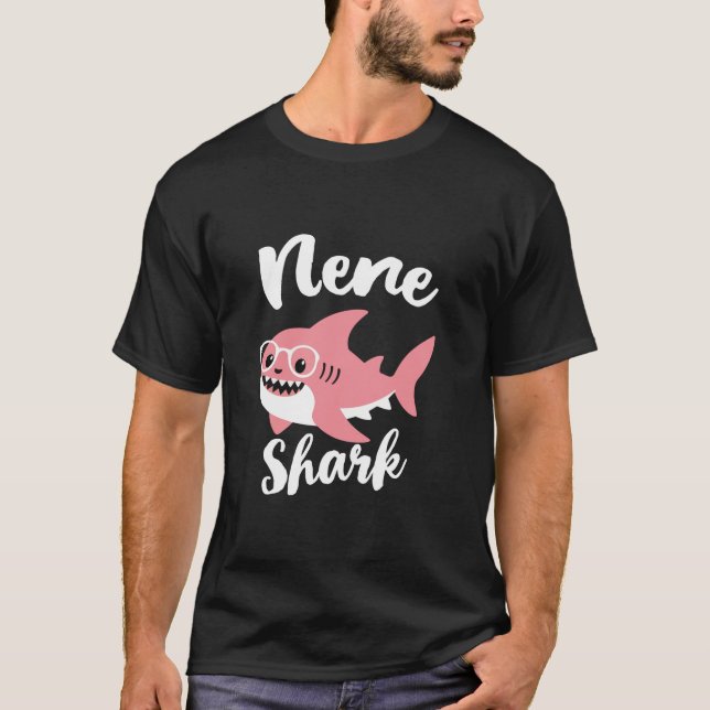Nene Shark Mother's Day Oma Funny T-Shirt (Vorderseite)
