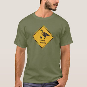 Nene Überfahrt, handeln Warnzeichen, Hawaii, USA T-Shirt