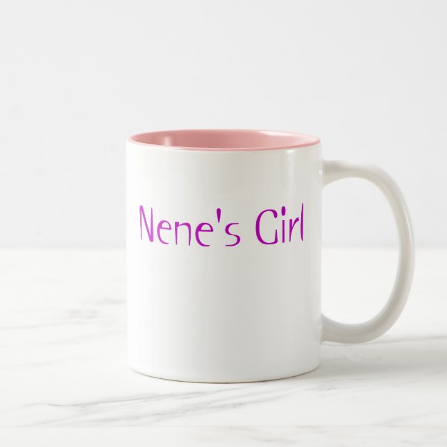 Nenes Mädchen-Tasse Zweifarbige Tasse (Rechts)