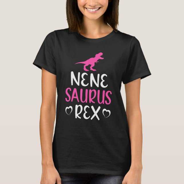 Nenesaurus Rex Dinosaur  Nene Saurus Family Matchi T-Shirt (Vorderseite)