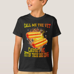 Nenn mich den Tierarzt, weil ich diese Hunde einsc T-Shirt