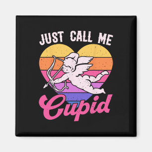 Nenn mich einfach Cupid Valentinstag Süßer Pfeil H Magnet