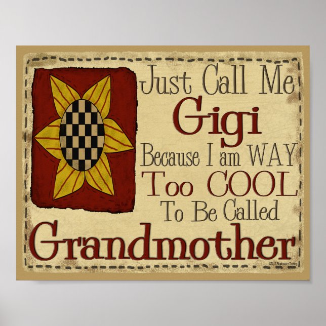 Nenn mich einfach Gigi, ich bin viel zu Cool für G Poster (Vorne)