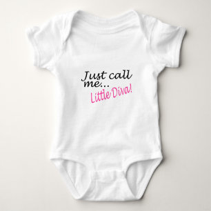 Nenn mich einfach Little Diva Baby Strampler