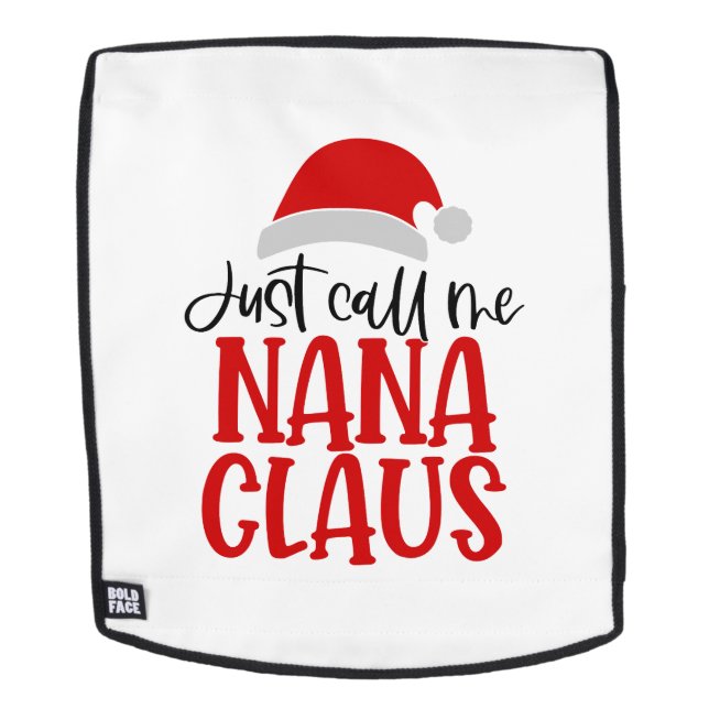 Nenn mich einfach Nana Claus-56768 Rucksack (Abnehmbare Front)