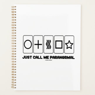 Nenn mich einfach paranormal Zener Cards Planer