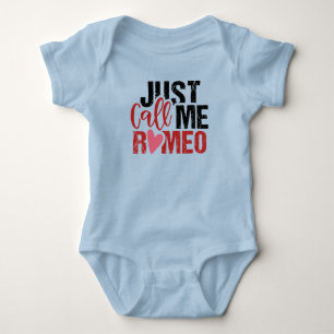 Nenn mich einfach Romeo Baby Strampler