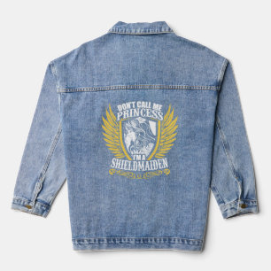 Nenn mich nicht Prinzessin, ich bin ein Schildmädc Jeansjacke