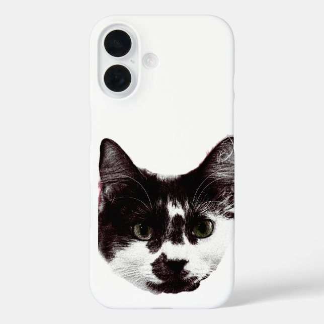 Nenn mich nicht süß | Katzengesicht Case-Mate iPhone Hülle (Rückseite)