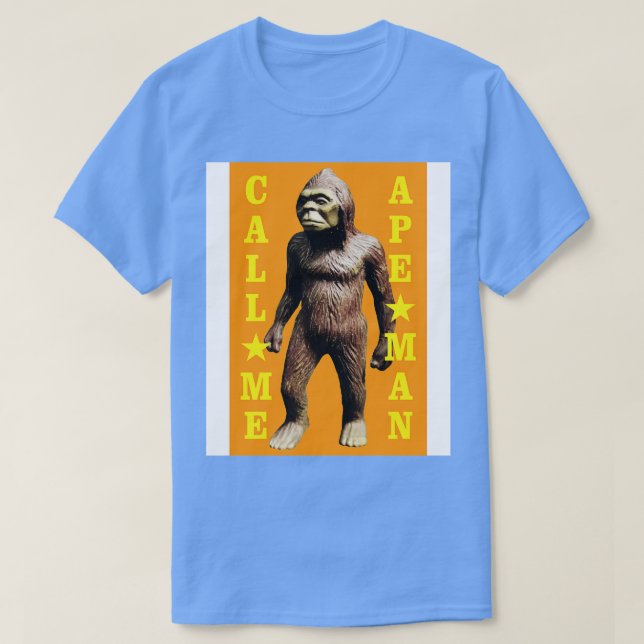 Nenne mich Affe Mann T-Shirt (Design vorne)
