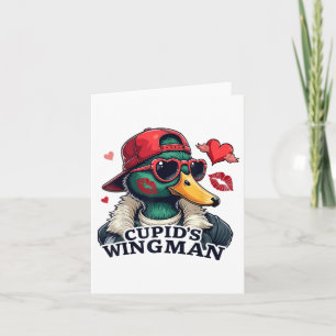 Nenne mich Kinder Jungen Valentinstag Entenjagd Li Karte