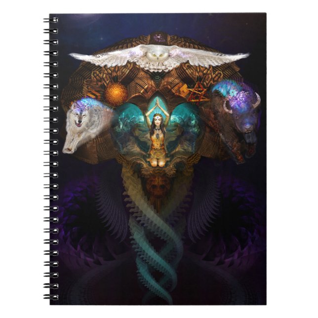 Nennen der Geist-Tiere Notizblock (Vorderseite)