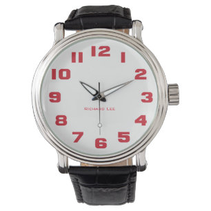 Nennen Sie die Uhr Ihres Mannes - Rot