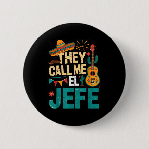 Nennen Sie el jefe Gitarre cinco de mayo Musik Män Button