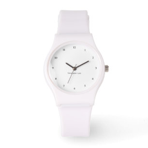 Nennen Sie Ihr sportliches Weiß Armbanduhr