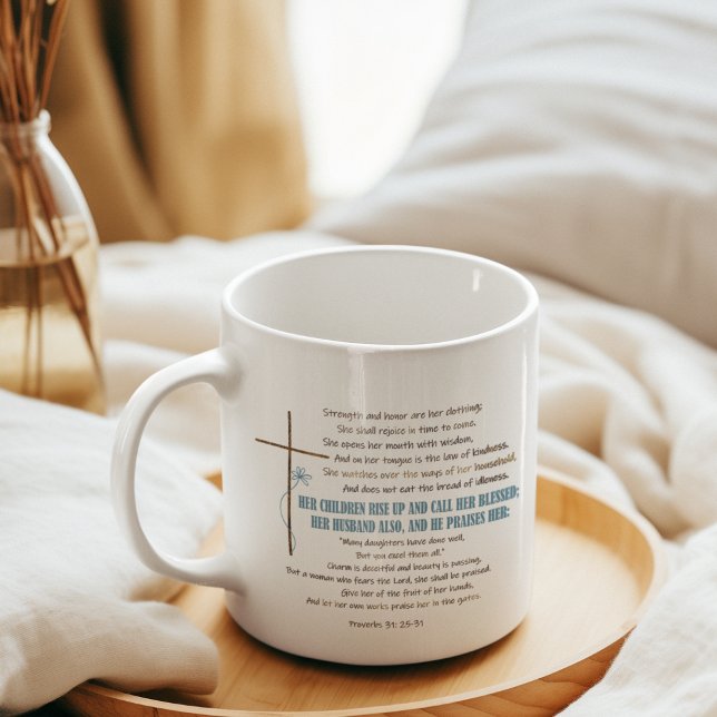 NENNEN SIE IHRE BLESSED Mama Ehefrau Sprichwörter  Kaffeetasse (Von Creator hochgeladen)