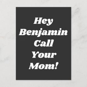 Nennen Sie Ihre Mama Zitat Funny Gag Geschenk Pers Postkarte