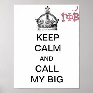 Nennen Sie mein großes Poster