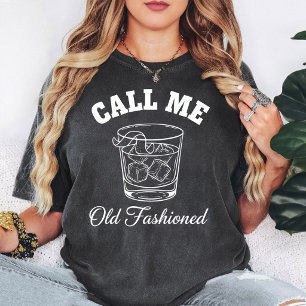 Nennen Sie mich altmodischer Whiskey-Trinker-Gesch T-Shirt