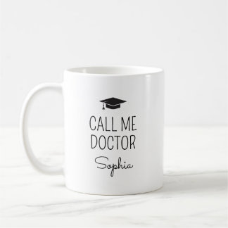 Nennen Sie mich Doktor Personalisierter Name Kaffeetasse
