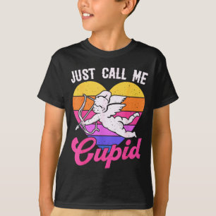 Nennen Sie mich einfach Cupid Valentinstag Süßer P T-Shirt