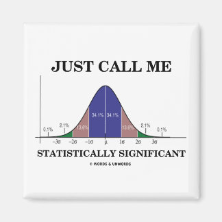 Nennen Sie mich einfach statistisch bedeutend Magnet