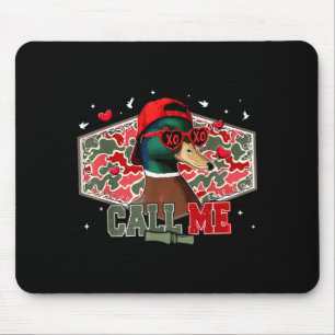 Nennen Sie mich Entenjagd Retro Valentinstag Männe Mousepad