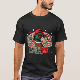 Nennen Sie mich Entenjagd Retro Valentinstag Männe T-Shirt