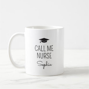 Nennen Sie mich Krankenpfleger Personal Name Kaffeetasse
