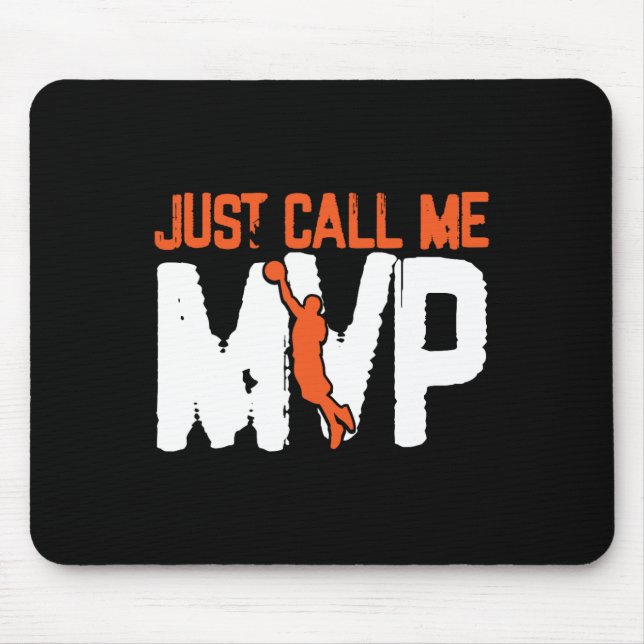 Nennen Sie mich MVP Basketball Player Mousepad (Vorne)