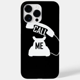 Nennen Sie mich Vintage-Telefon Schwarzweiß Case-Mate iPhone Hülle