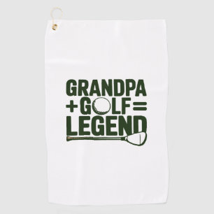Nennen Sie mir Opa, gucken Sie mir Golf. Golfhandtuch