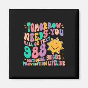 Nennen Sie Text 988 National Suicide Preventio Magnet