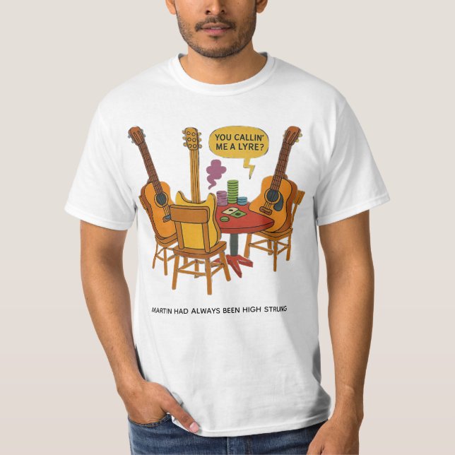 Nennst du mich eine Leier? T-Shirt (Vorderseite)