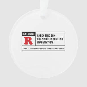 Nennwert R Ornament