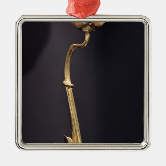 Nenuphar Lampe, c.1902 Silbernes Ornament (Vorne)