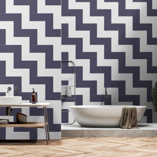 Neo-Deco Dreiecksraster Tapete