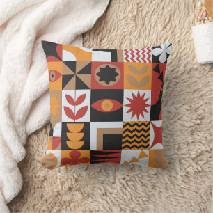 Neo geometrischer Bauhaus Stil minimale Wandstrukt Kissen