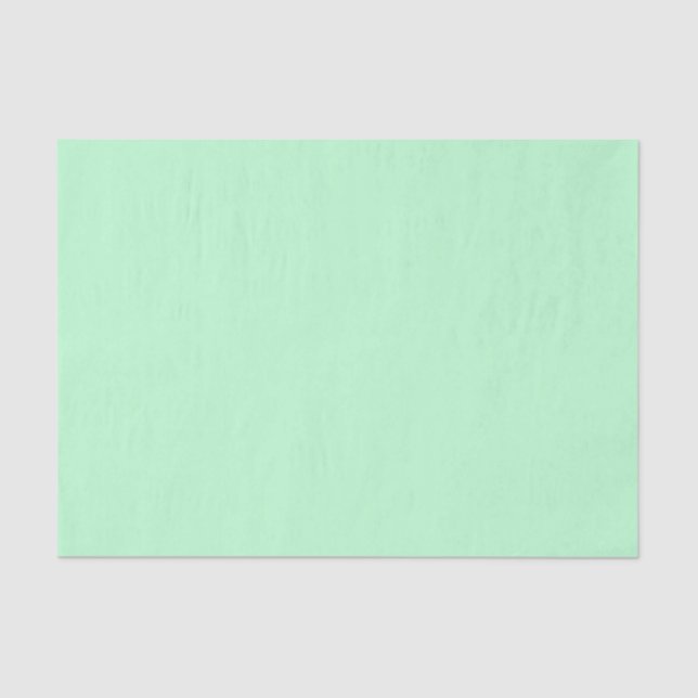 Neo Mint Green Solid Color Seidenpapier (Vorderseite)