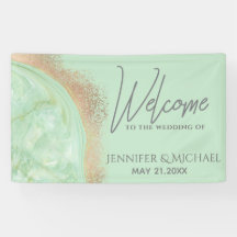 Neo-Minze-Rose Goldmarmor-Agate Kalligraphie