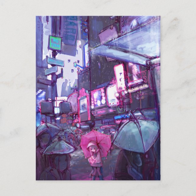 Neo New York Postcard Postkarte (Vorderseite)