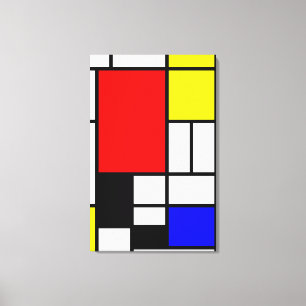 Neo-plasticism Mondrian Art Leinwanddruck