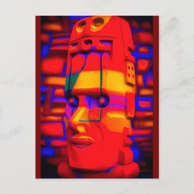 Neo-Polynesier Postkarte (Vorderseite)